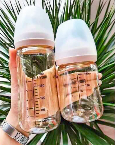 Bình Sữa Cao Cấp Moyuum Hàn Quốc ( Tùy Chọn Size Núm) - Hình ảnh 2