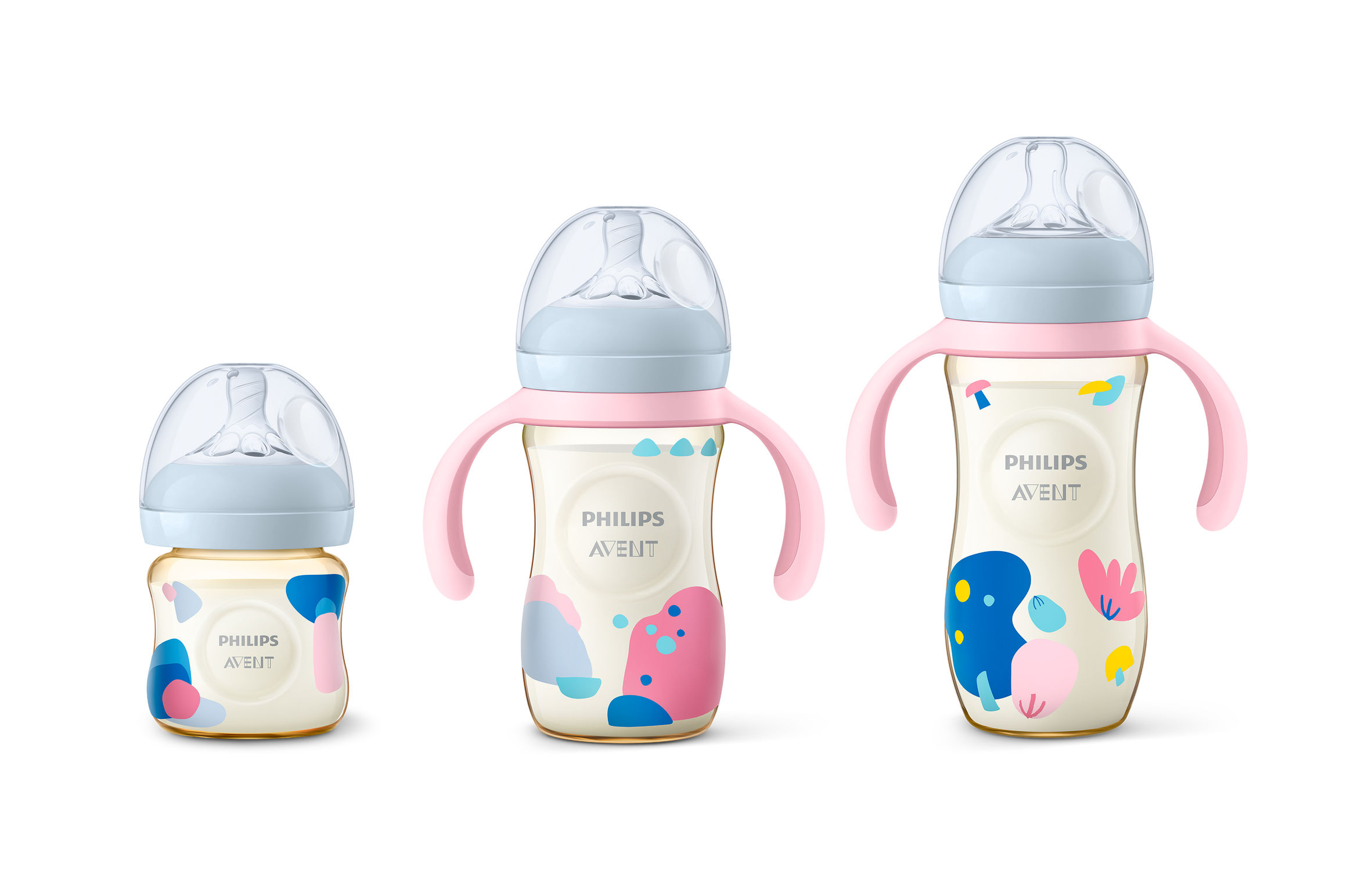Bình Sữa Nhựa Họa Tiết Phillip Avent PPSU Có Quai Cầm - Hình ảnh 5