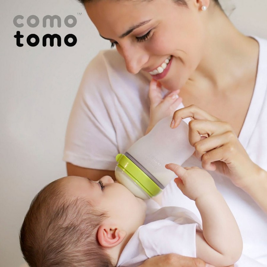 Bình Sữa Silicone Mềm Comotomo ( 150ml/250ml Full Màu Full Box) - Hình ảnh 18