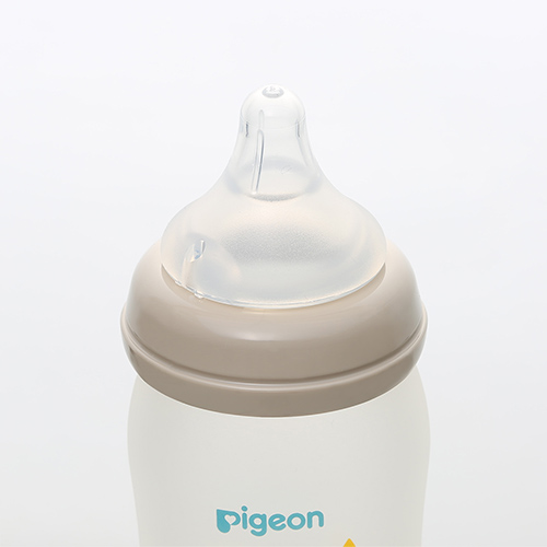 Bình Sữa Thủy Tinh Tráng Silicone Pigeon Nội Địa Nhật - Hình ảnh 20