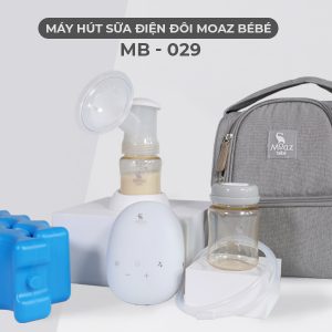 Máy hút sữa điện đôi Moaz BéBé MB – 029