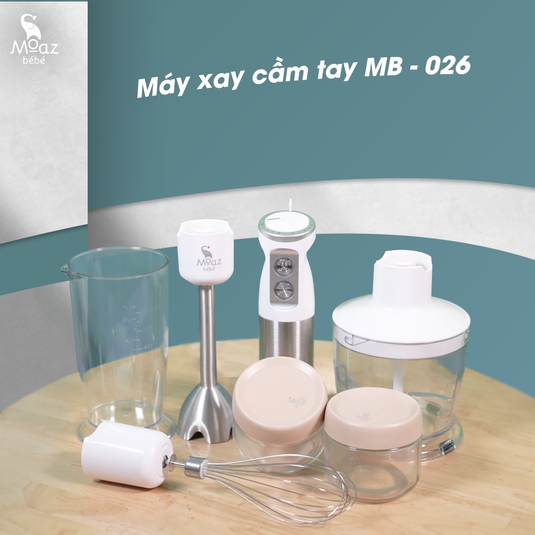 Máy xay cầm tay đa năng Moaz BéBé MB – 026
