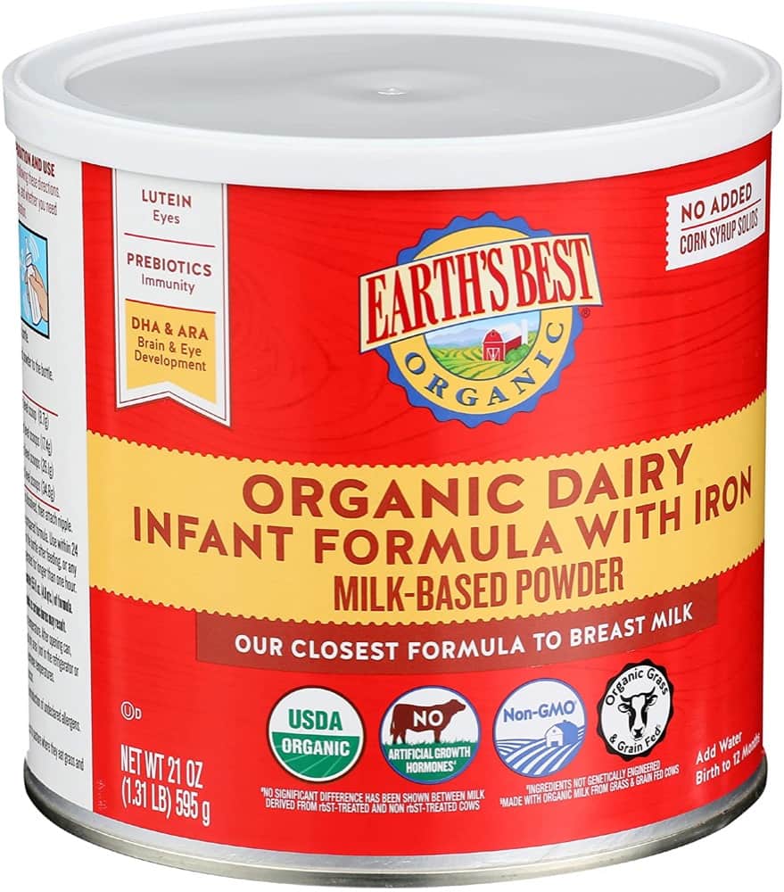 Sữa bột Earth’s Best Organic Dairy Infant Powder Formula 658g cho bé từ 0 - 12 tháng tuổi - Hình ảnh 2