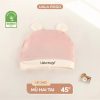 Mũ sơ sinh UALA ROGO vải sợi tre 0-3M UR-2462 - Màu Hồng