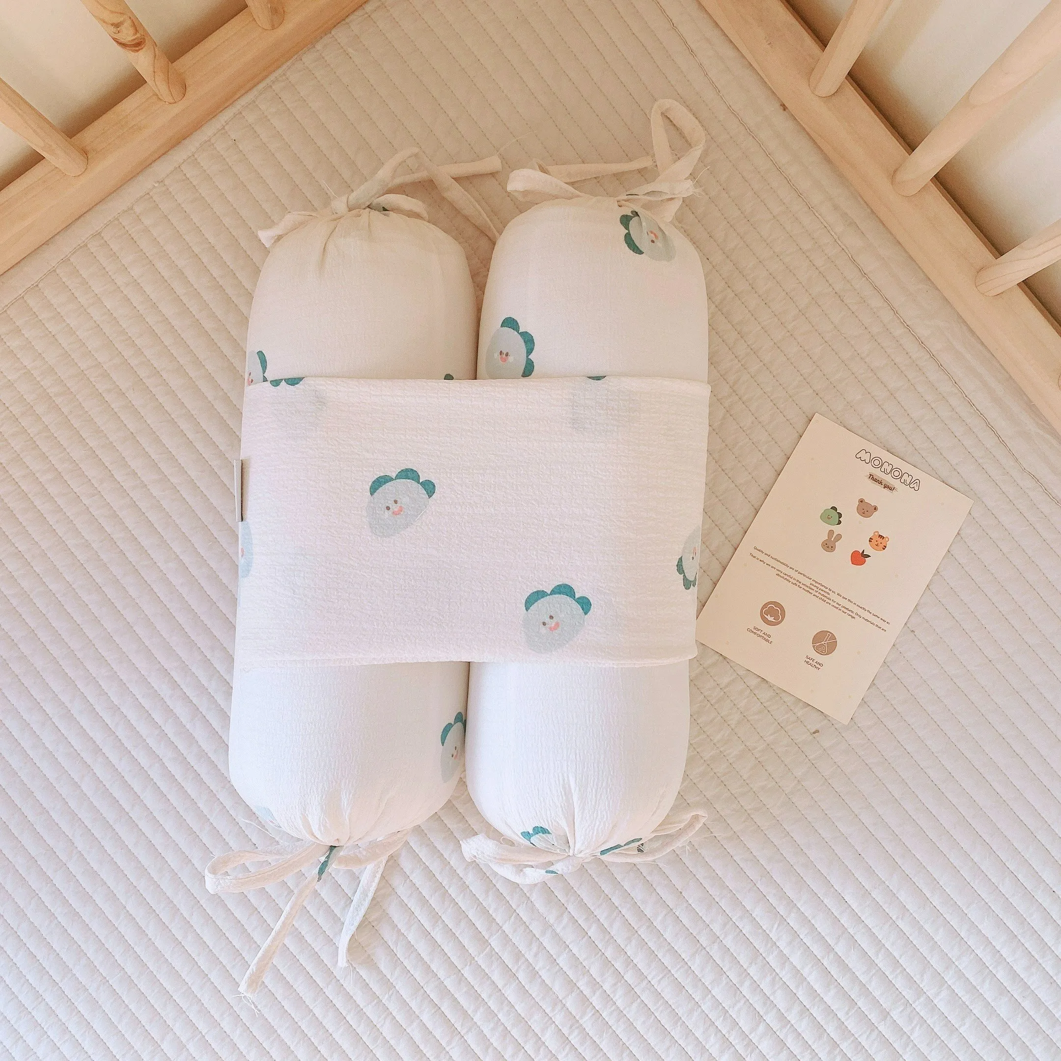 Gối chặn cho bé Monona, Giúp bé có giấc ngủ sâu hơn, chống giật mình hiệu quả - Hình ảnh 4