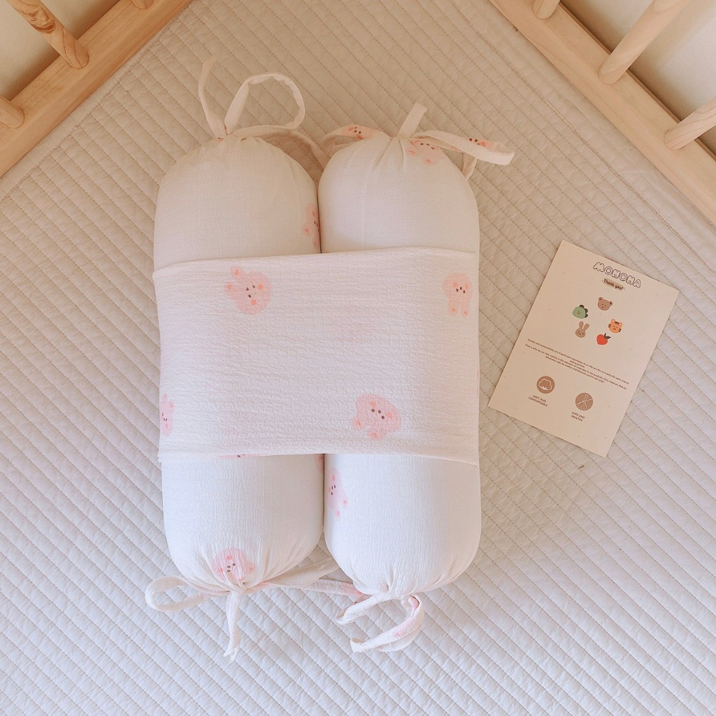 Gối chặn cho bé Monona, Giúp bé có giấc ngủ sâu hơn, chống giật mình hiệu quả - Hình ảnh 2