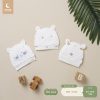 Mũ tai gấu Moon@ cho bé sơ sinh MU - 2303 hoạ tiết