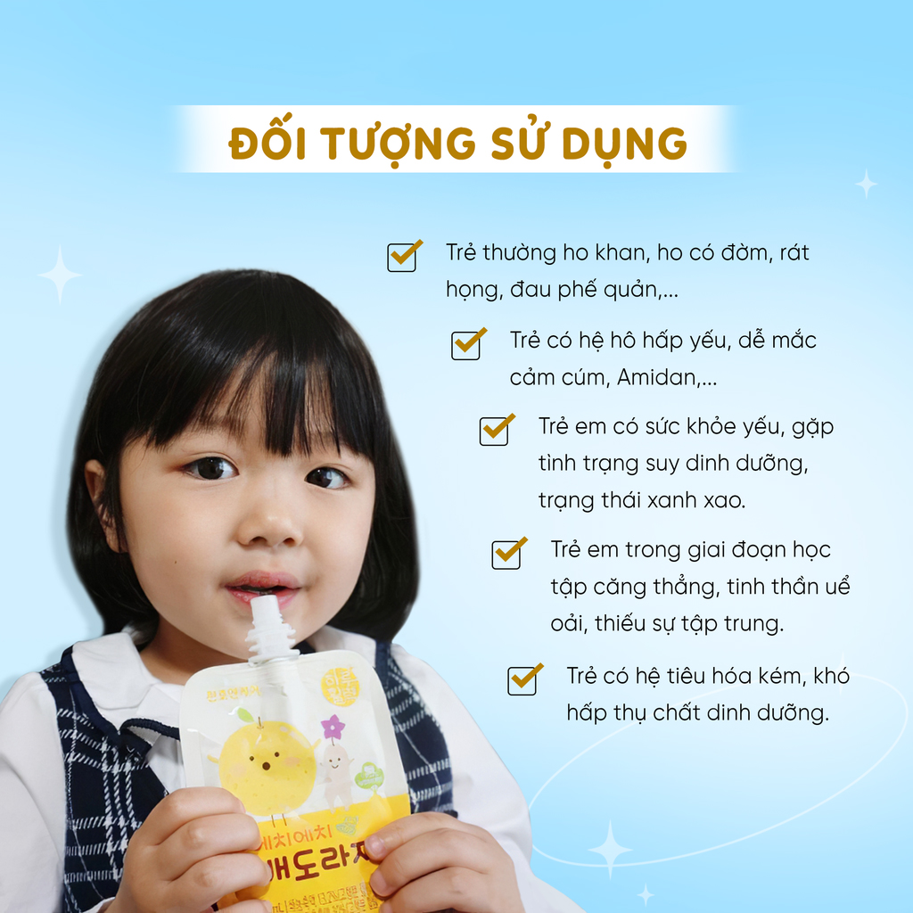 Nước hồng sâm lê hoa chuông Chunho cho trẻ em từ 2 tuổi - Hình ảnh 5