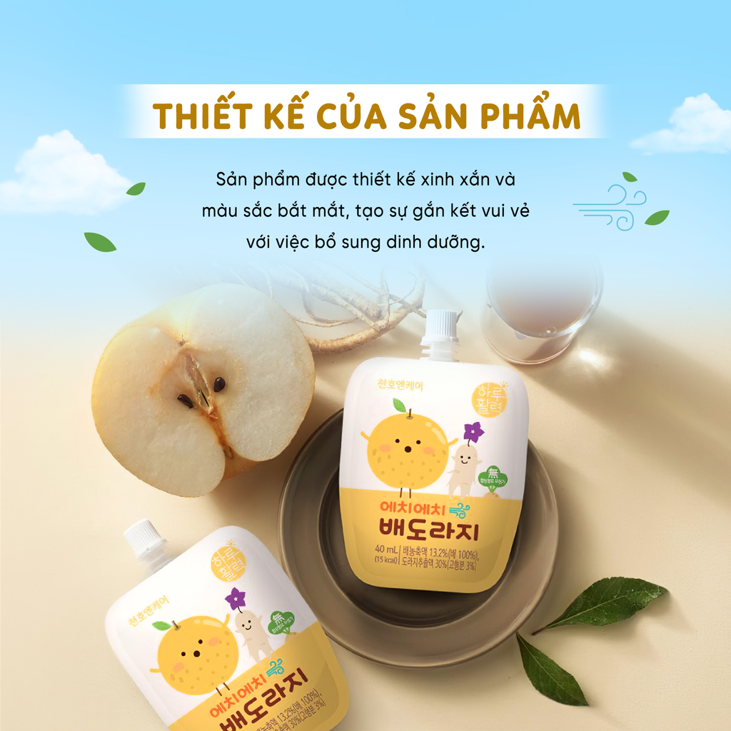 Nước hồng sâm lê hoa chuông Chunho cho trẻ em từ 2 tuổi - Hình ảnh 9