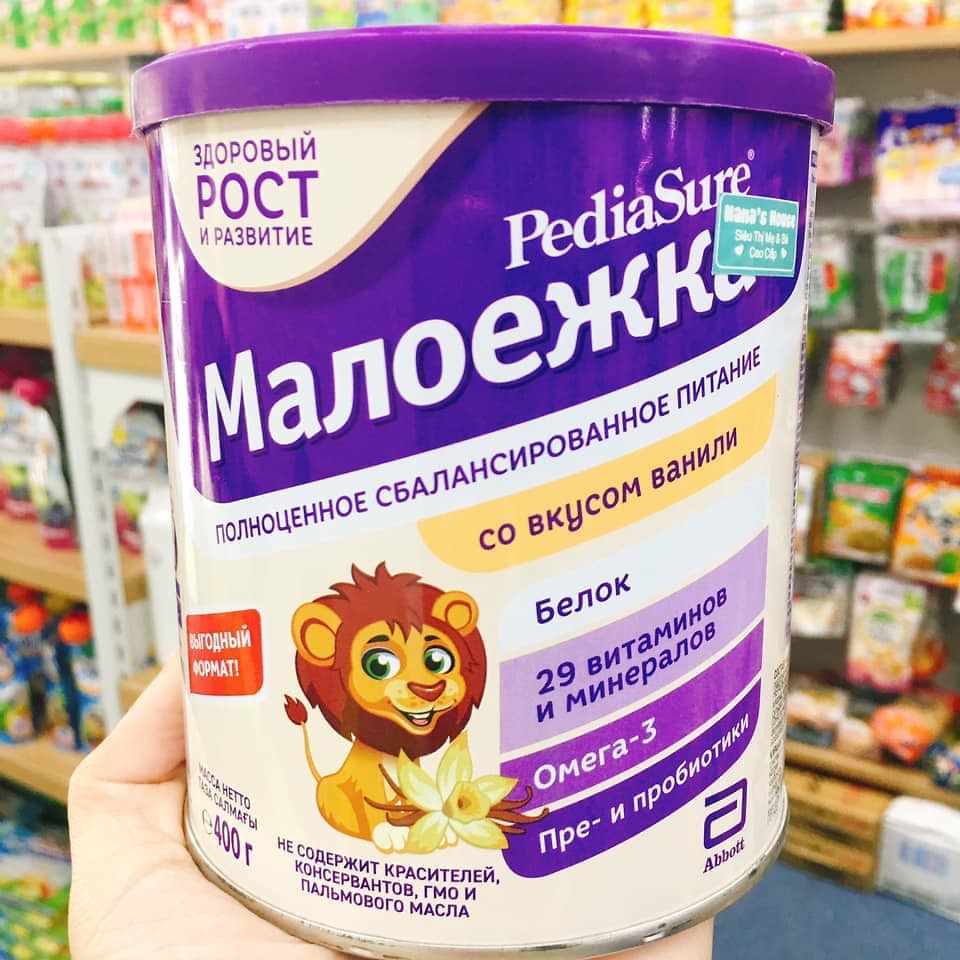 Sữa bột Pediasure 400gram Nga cho bé trên 1 tuổi - Vani - Hình ảnh 2