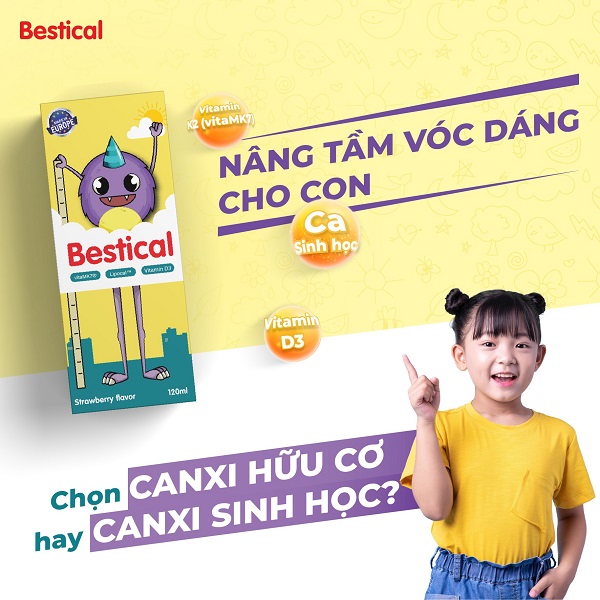 Canxi sinh học Bestical hỗ trợ phát triển xương & răng cho trẻ từ 4 tháng tuổi. - Hình ảnh 3