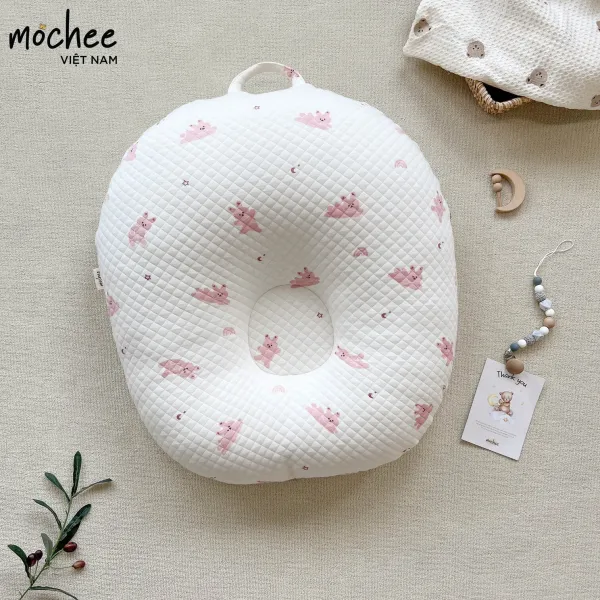 Gối chống trào lụa trần bông Mochee - Hình ảnh 2