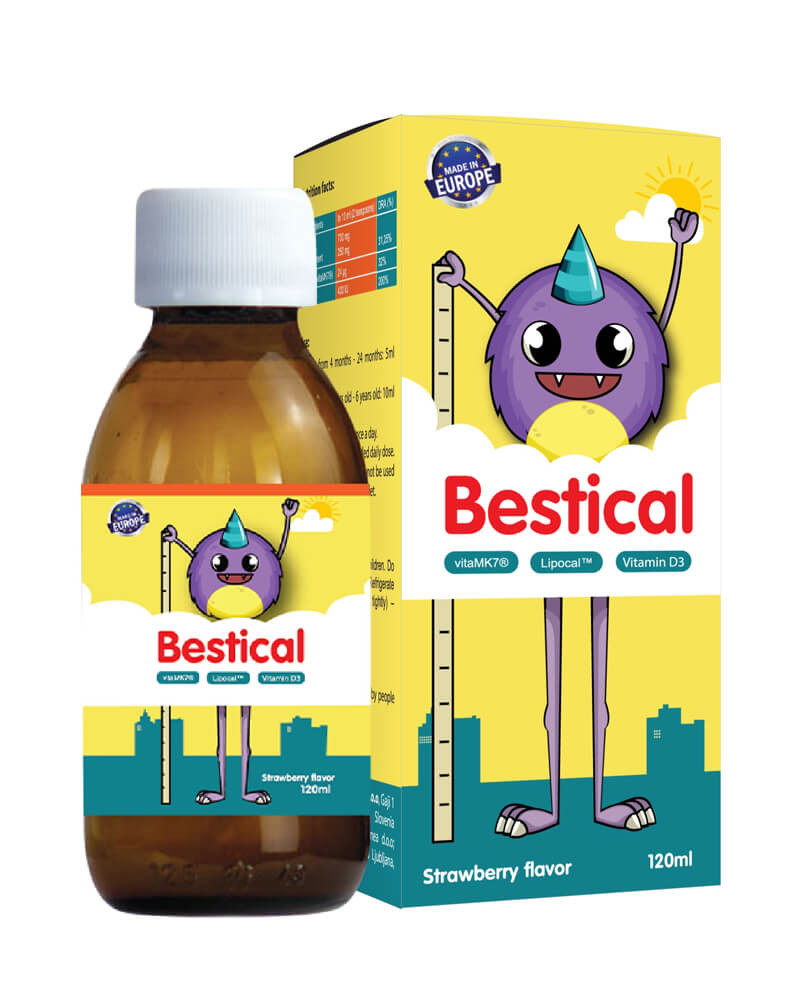 Canxi sinh học Bestical hỗ trợ phát triển xương & răng cho trẻ từ 4 tháng tuổi.