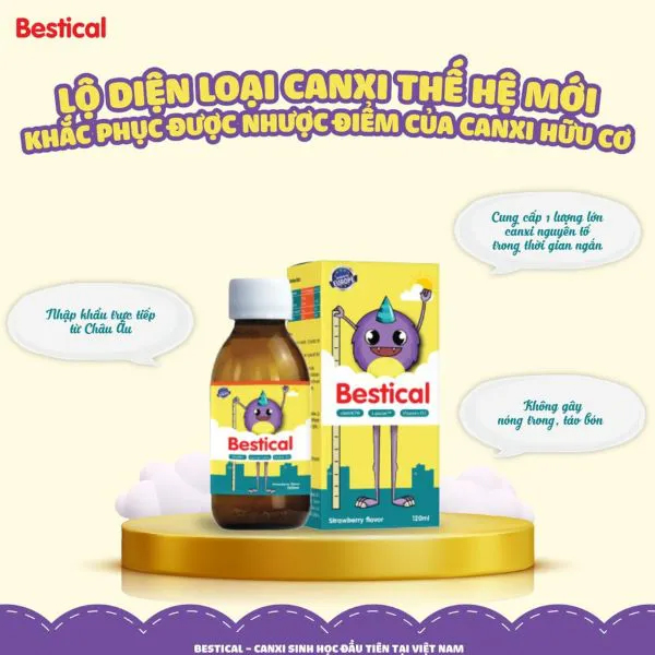 Canxi sinh học Bestical hỗ trợ phát triển xương & răng cho trẻ từ 4 tháng tuổi. - Hình ảnh 5