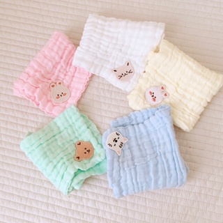 Set 3 khăn sữa 6 lớp xô nhăn Momona Organic cho bé - Hình ảnh 4