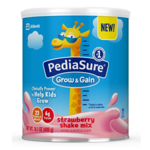 Sữa Pediasure Mỹ Grow & Gain Shake Mix 400g - Dâu