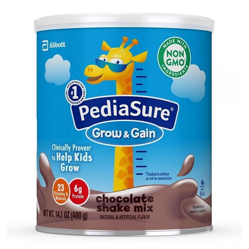 Sữa Pediasure Mỹ Grow & Gain Shake Mix 400g - Socola