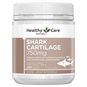 Viên uống sụn vi cá mập hỗ trợ xương khớp Healthy Care 750mg - 200 Viên
