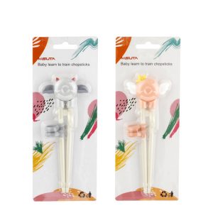 Đũa Tập Gắp Xỏ Ngón Cho Bé Tập Ăn Misuta