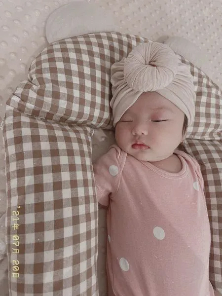Gối ôm 4 tư thế OME - Gối Chữ U Cho Bé Gối Đa Năng - Chống Giật Mình Chống Méo Đầu, Giúp Bé Ngủ Ngon - Hình ảnh 9