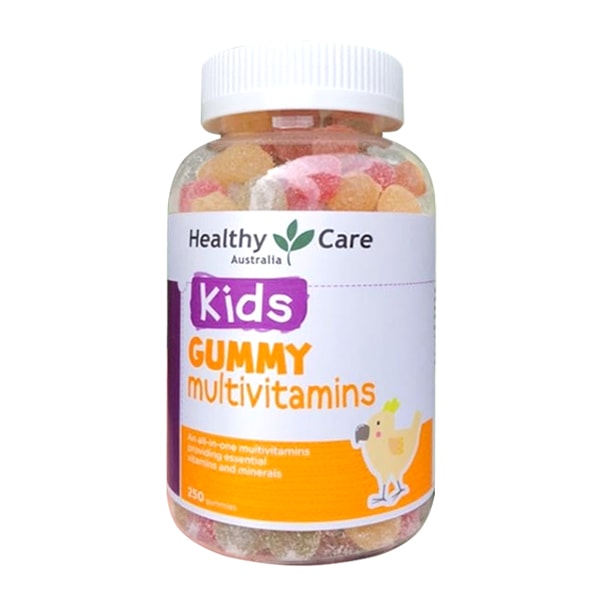 Kẹo Dẻo Gummy Multivitamin Healthycare Cho Bé Từ 2 Tuổi - 250 viên