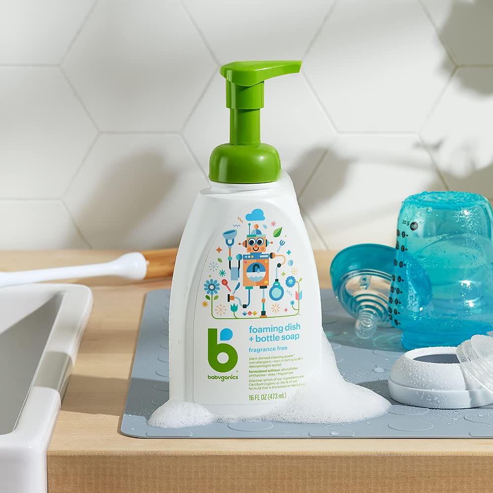 Nước rửa bình sữa Babyganics - Hình ảnh 4