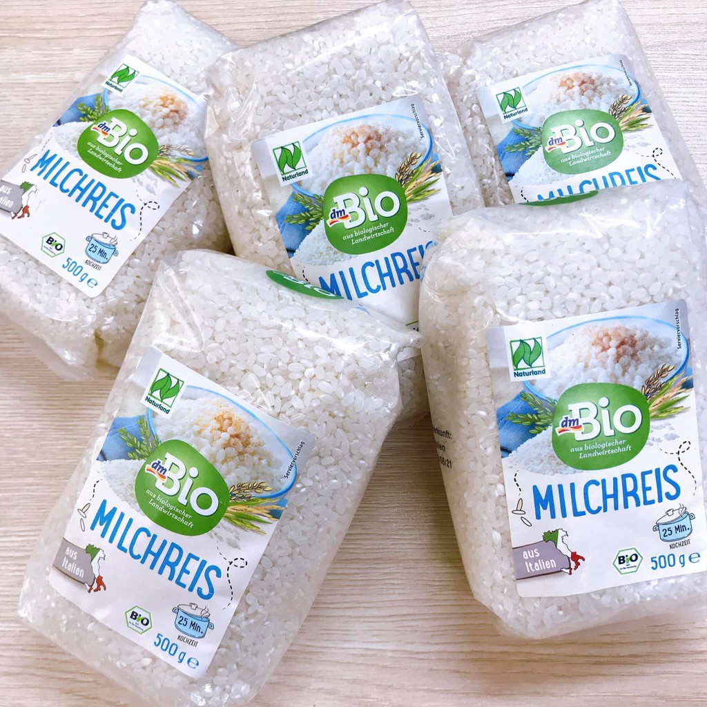 Gạo Sữa Hữu Cơ Dmbio Milchreis Đức 500G - Hình ảnh 2