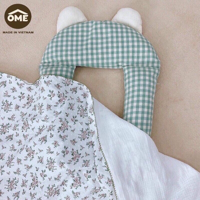Gối ôm 4 tư thế OME - Gối Chữ U Cho Bé Gối Đa Năng - Chống Giật Mình Chống Méo Đầu, Giúp Bé Ngủ Ngon - Hình ảnh 5