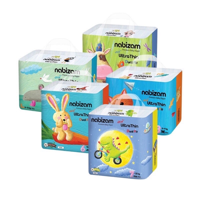 Bỉm/Tã dán NABIZAM Ultra Thin Nội Địa Hàn
