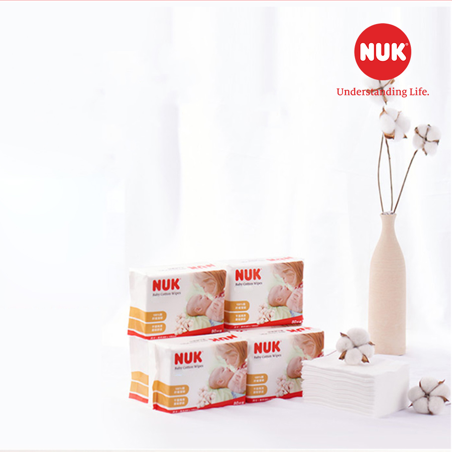 Khăn Vải Khô Đa Năng Nuk (80 chiếc) - Hình ảnh 3