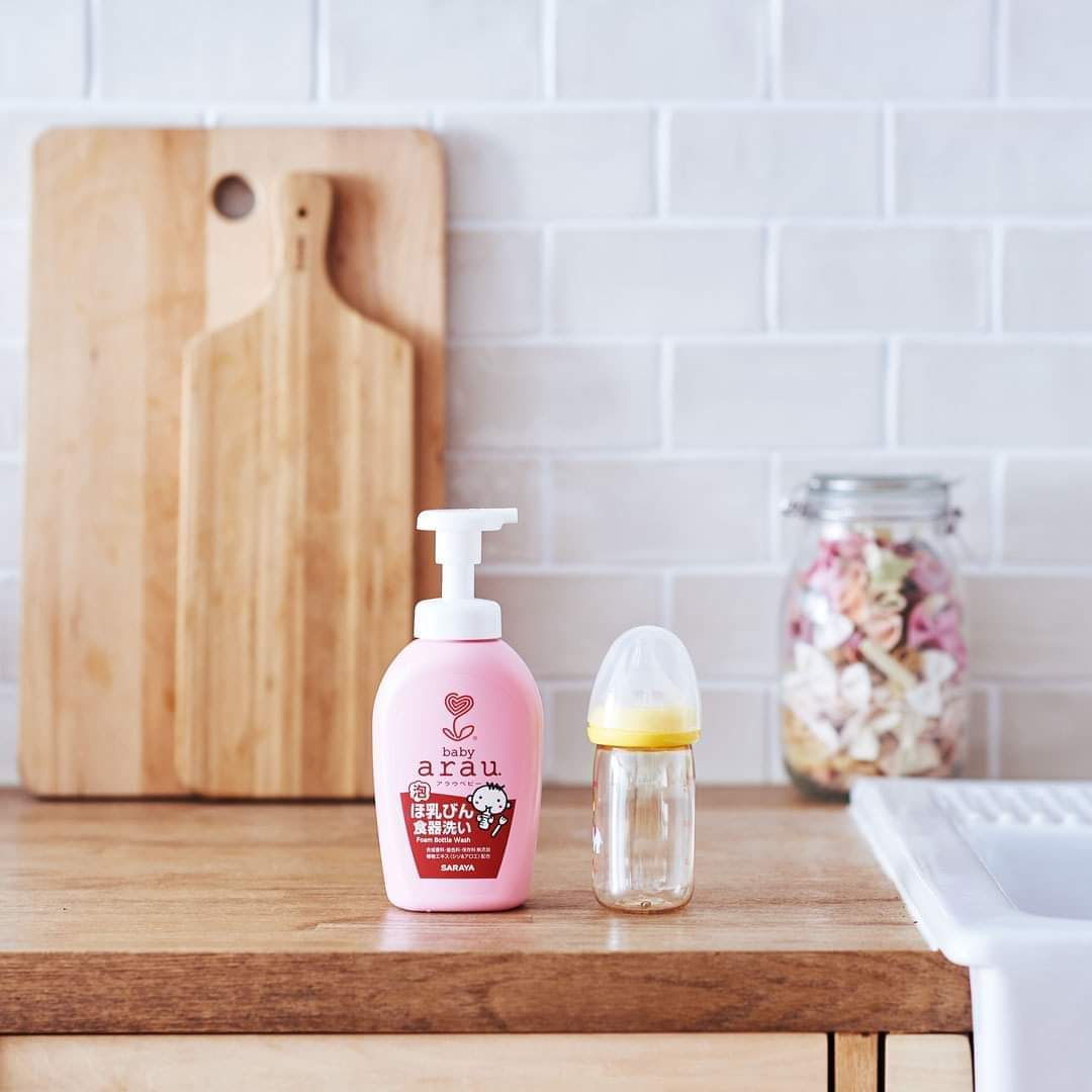 Nước Rửa Bình Sữa Arau baby Nhật (Chai 500ml/Túi 450ml) - Hình ảnh 5