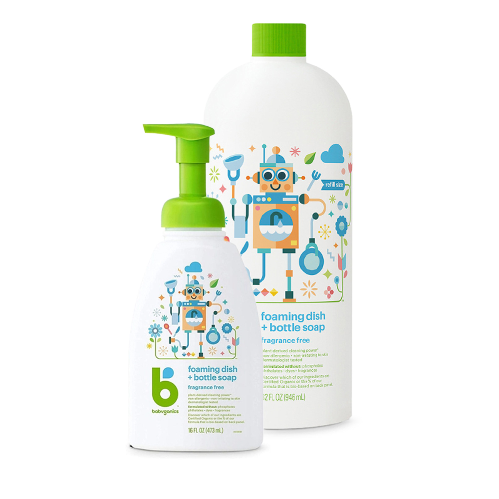 Nước rửa bình sữa Babyganics