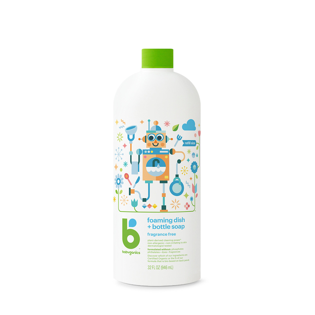 Nước rửa bình sữa Babyganics - Hình ảnh 3