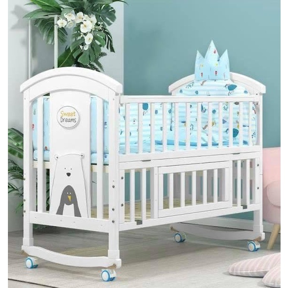 Nôi Cũi Đa Năng 6 in 1 Monmon - Hình ảnh 3